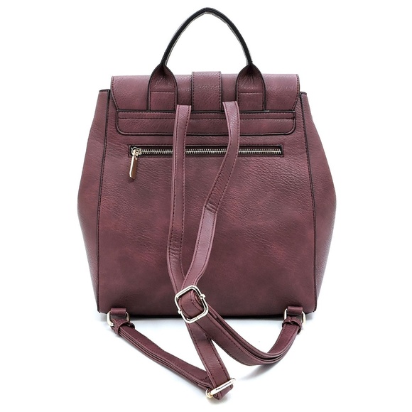 NEW Fashion Zipper Flapover Backpack